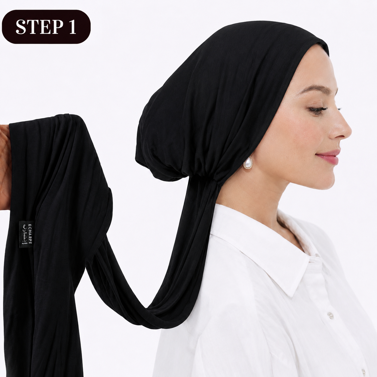 ECHARPE Ready Tie Turban – Soft Stretch
