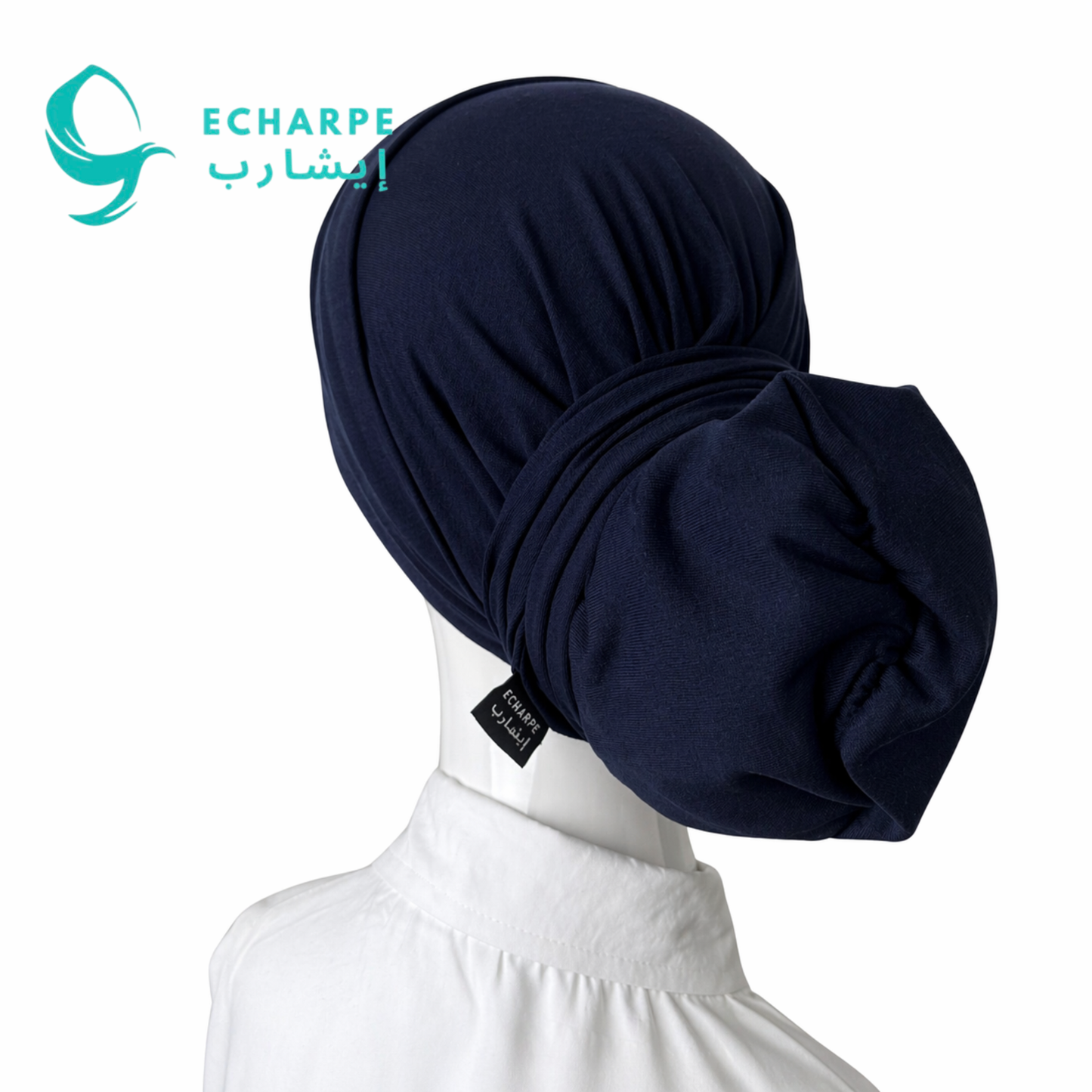 ECHARPE Ready Tie Turban – Soft Stretch