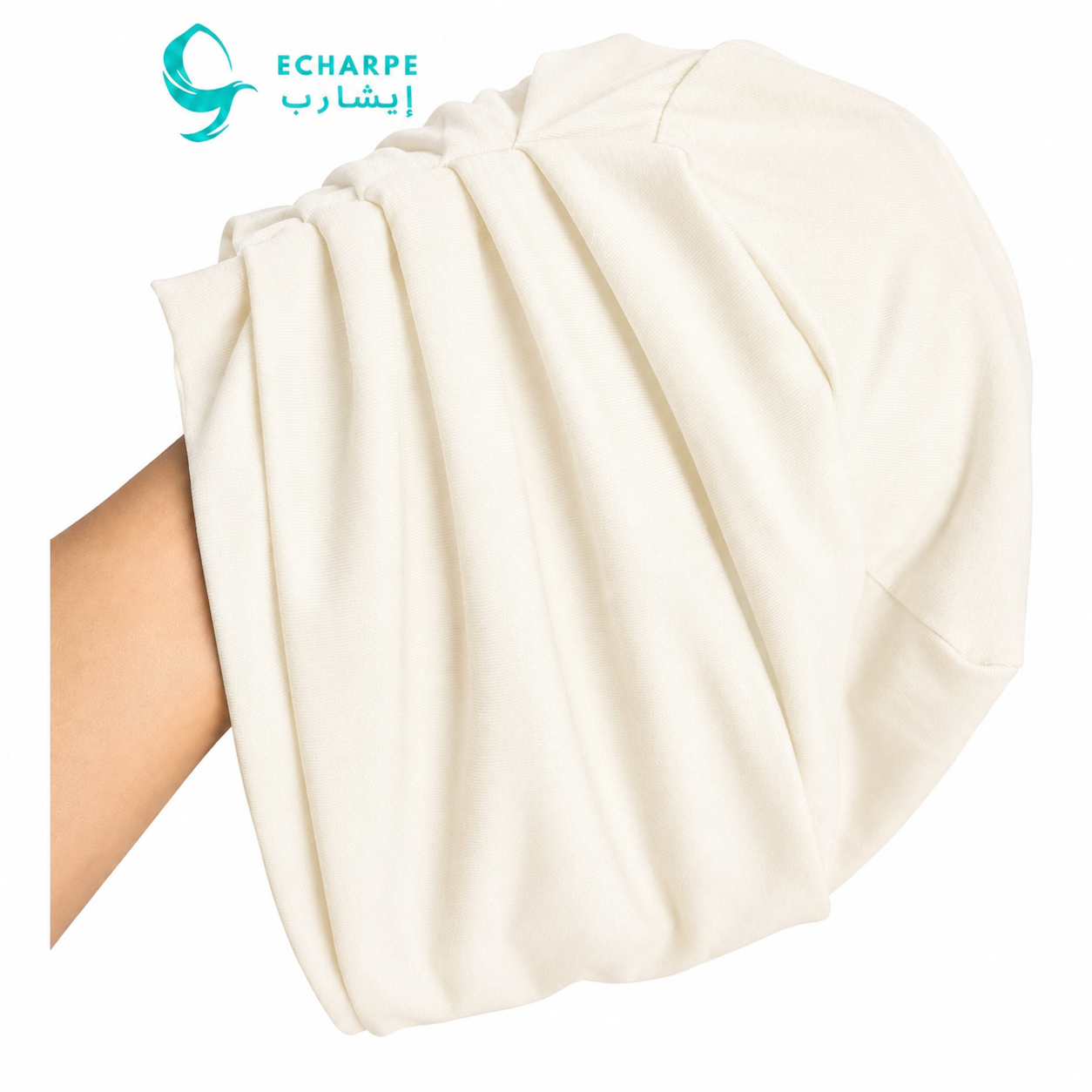 ECHARPE Tie-Back Turban Head Wrap – Soft Stretch & Adjustable