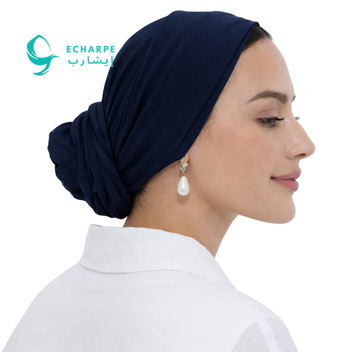 ECHARPE Ready Tie Turban – Soft Stretch