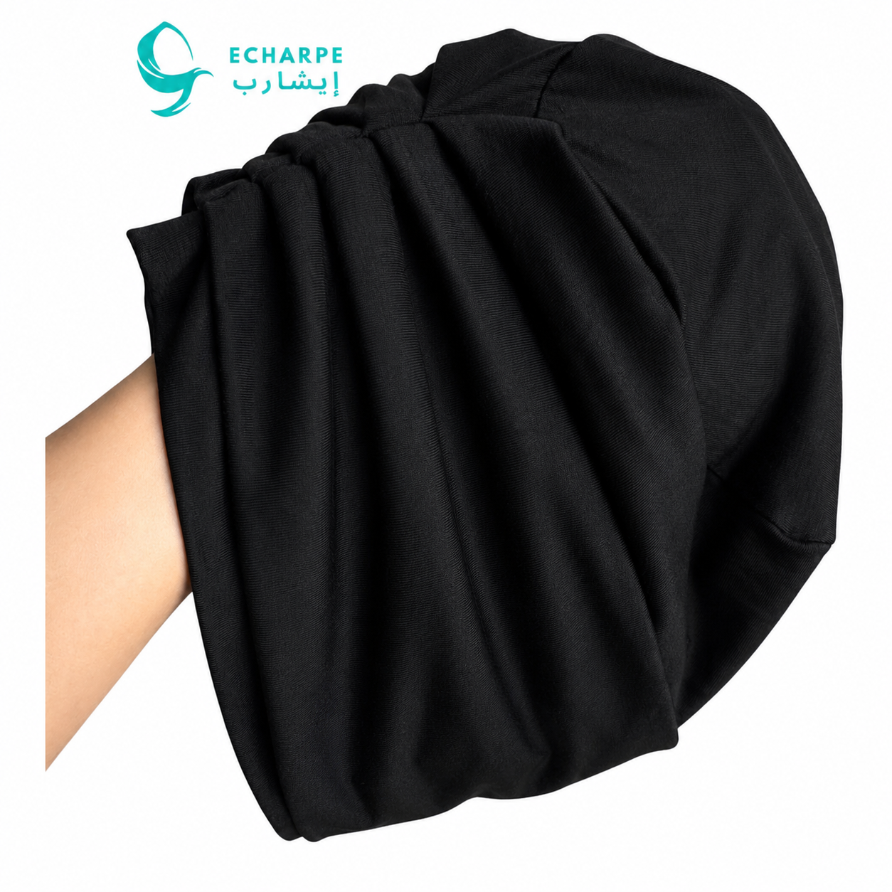 ECHARPE Tie-Back Turban Head Wrap – Soft Stretch & Adjustable