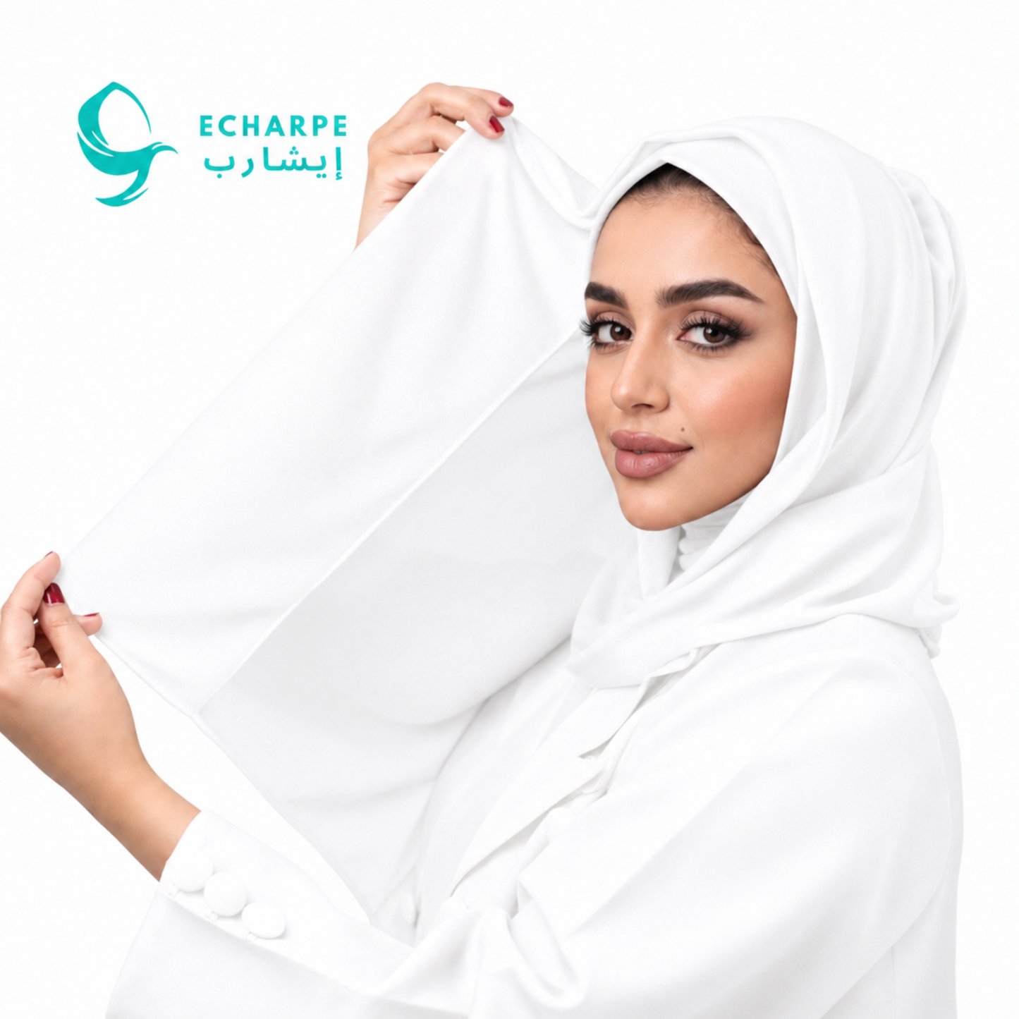 Turkish Gauze Hijab with Jafsa – Ready to Wear Lightweight Shaash Scarf | Soft Breathable Modest Hijab for Women