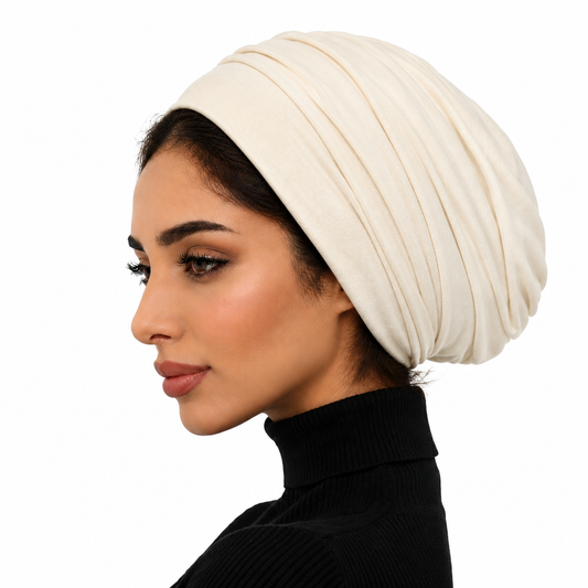ECHARPE Tie-Back Turban Head Wrap – Soft Stretch & Adjustable