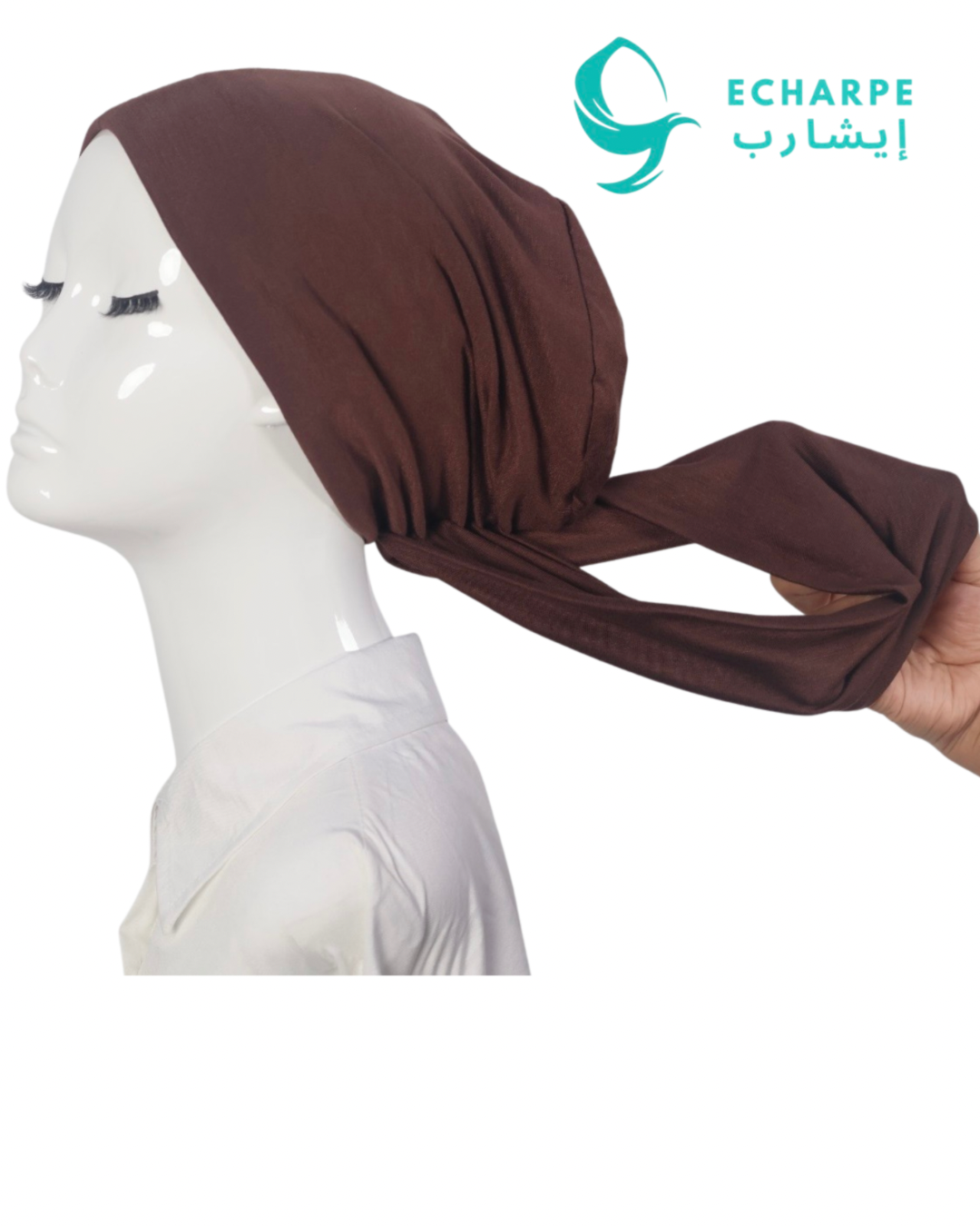 ECHARPE Tie-Back Turban Head Wrap – Soft Stretch & Adjustable