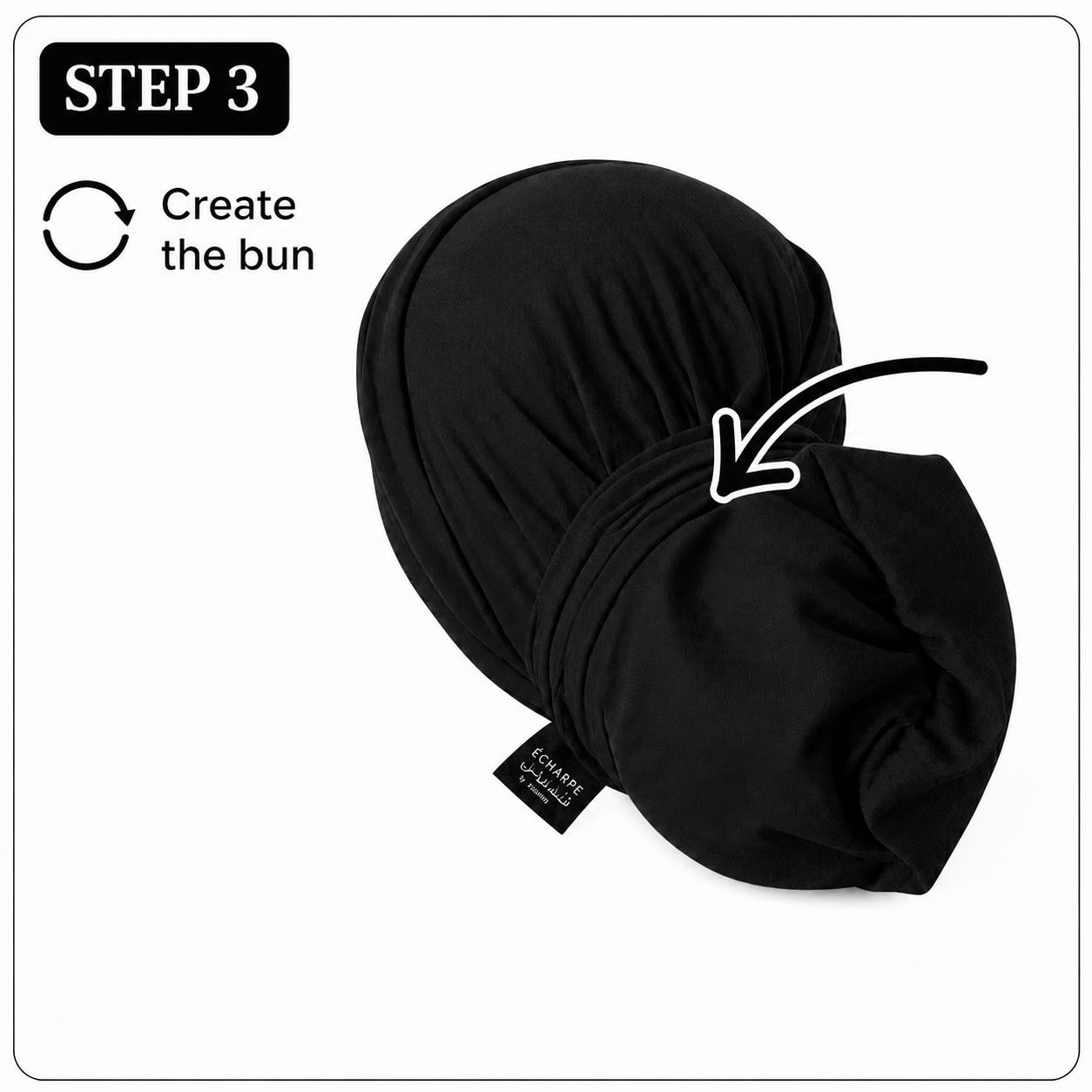 ECHARPE Ready Tie Turban – Soft Stretch