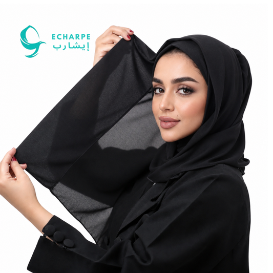 Turkish Gauze Hijab with Jafsa – Ready to Wear Lightweight Shaash Scarf | Soft Breathable Modest Hijab for Women