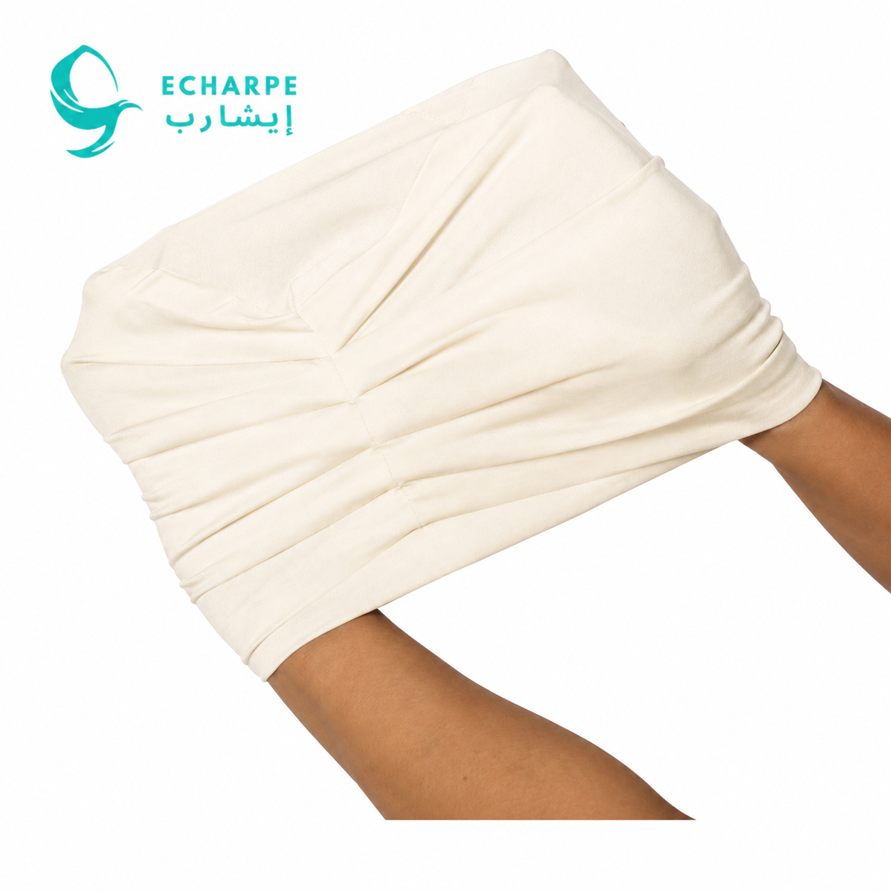 ECHARPE Tie-Back Turban Head Wrap – Soft Stretch & Adjustable