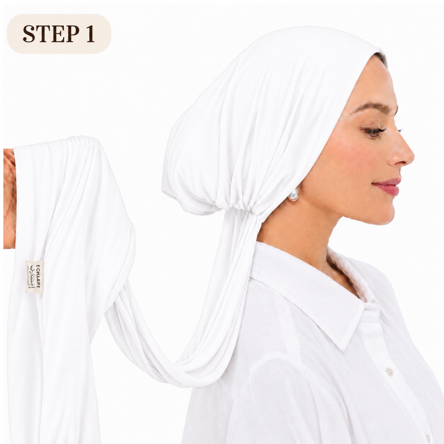 ECHARPE Ready Tie Turban – Soft Stretch