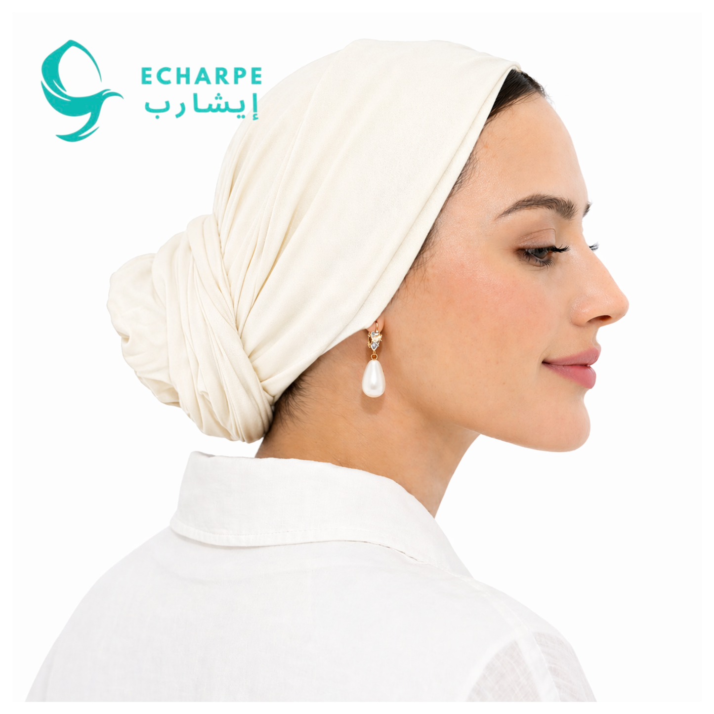 ECHARPE Ready Tie Turban – Soft Stretch