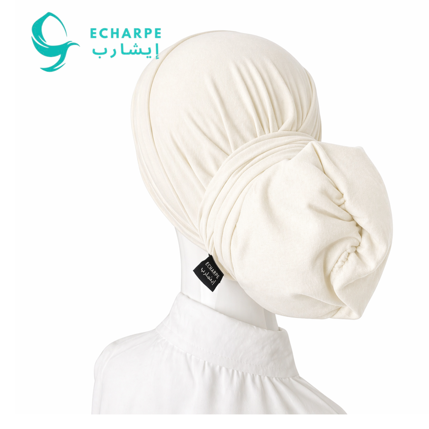 ECHARPE Ready Tie Turban – Soft Stretch