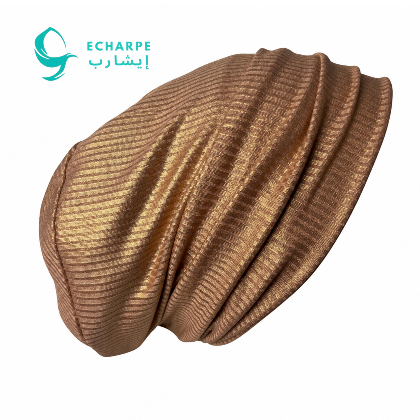 ECHARPE Metallic Turban – Elegant Ready-to-Wear Headwrap